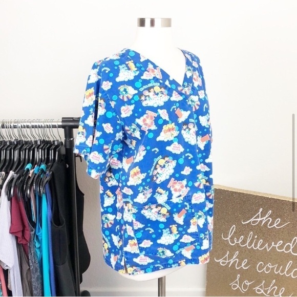 Recycle Save the Planet nurse scrub top - Picture 3 of 6